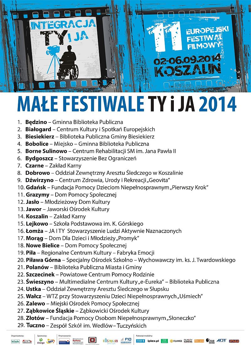 Plakat Małe Festiwale